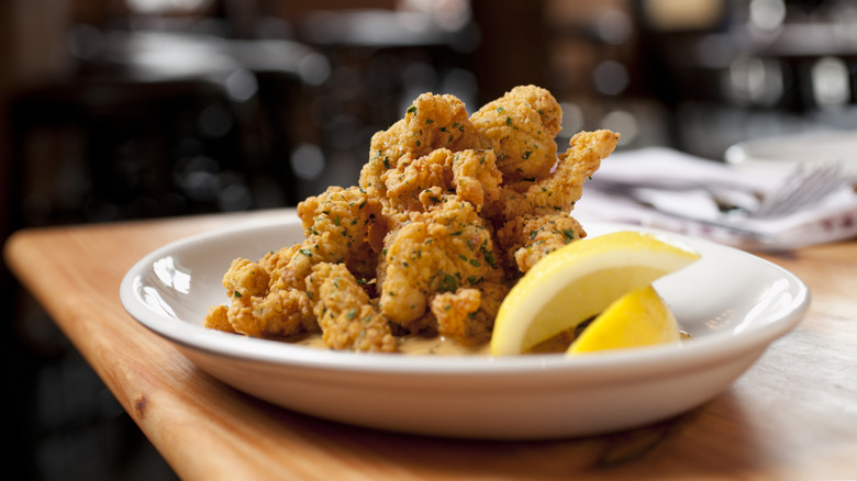 A basket of alligator bites