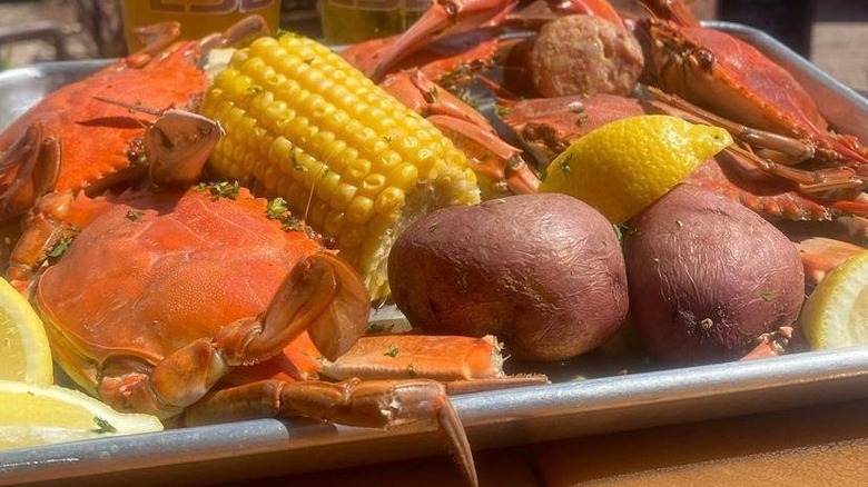 Chesapeake bay crab feast