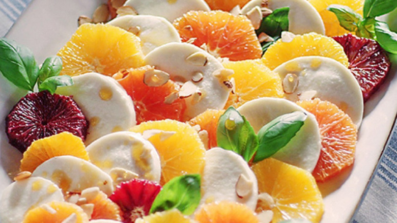 Fresh mozzarella citrus salad