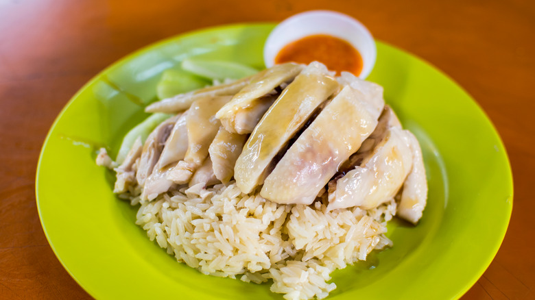 classic Hainanese chicken rice