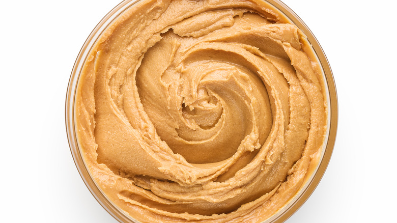 Close-up of peanut butter 