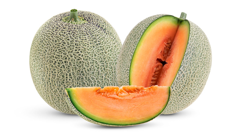 Cantaloupe's rind