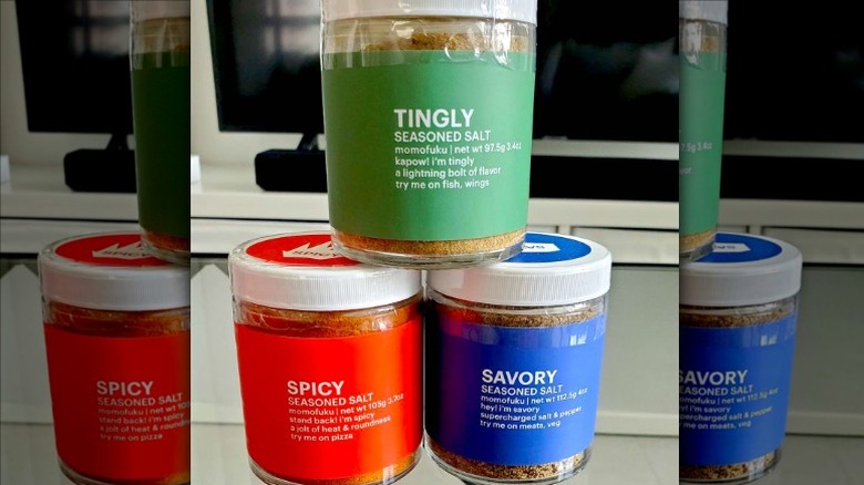 Momofuku's Savory and Spicy salts