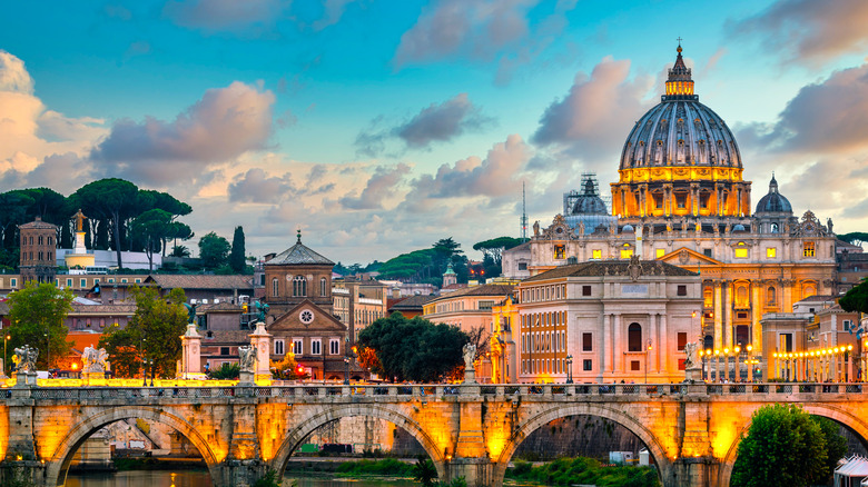 Rome at dusk 