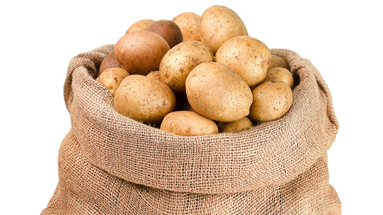 Raw potato bag