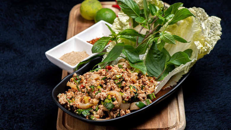 Thai pork laab salad