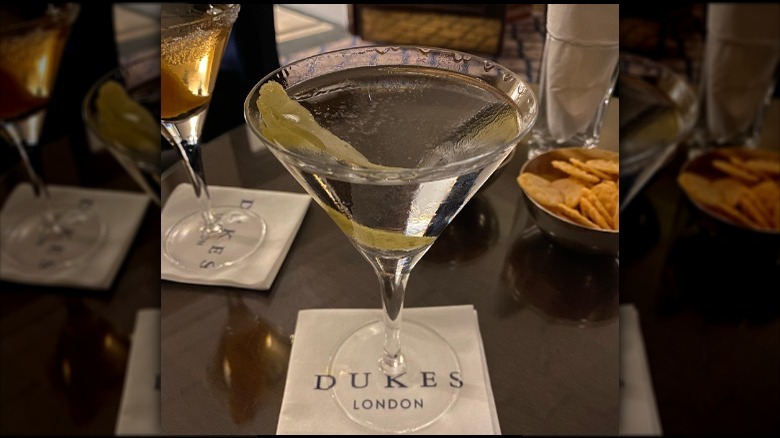 Dukes bar's martini