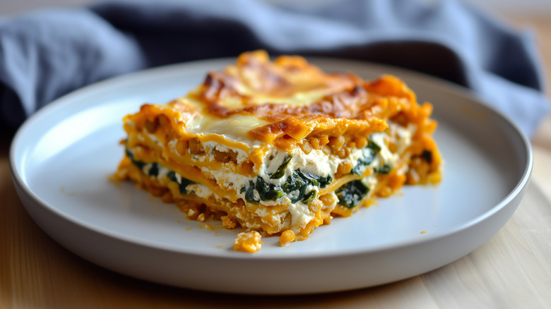 spinach lasagna