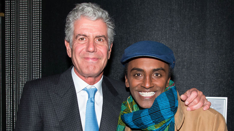 Anthony Bourdain and Marcus Samuelsson