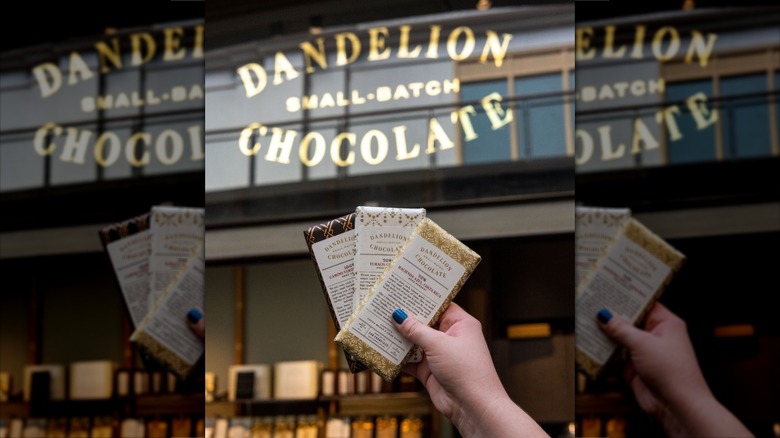 Box of Dandelion chocolates