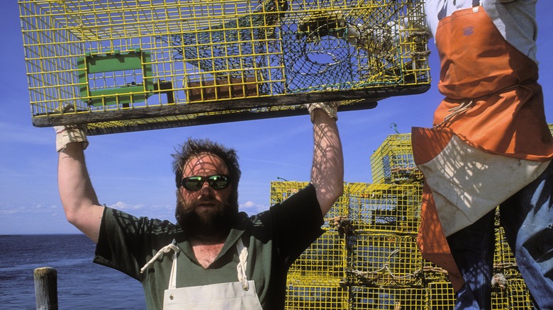 Maine lobster fisherman