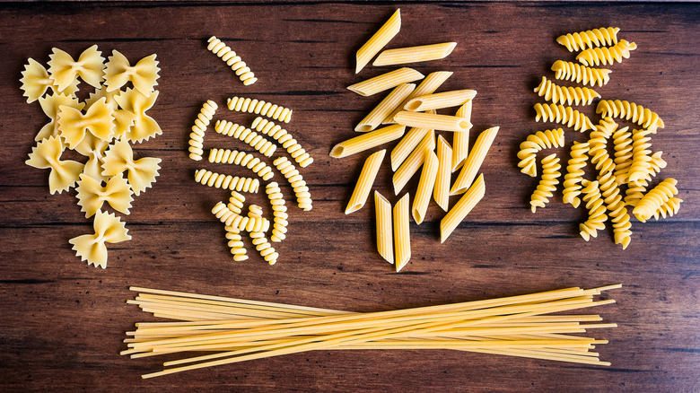 pasta shapes