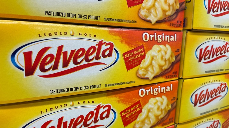 Velveeta cheese boxes