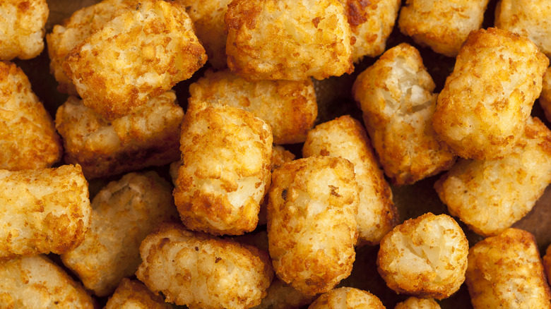 Multiple tater tots