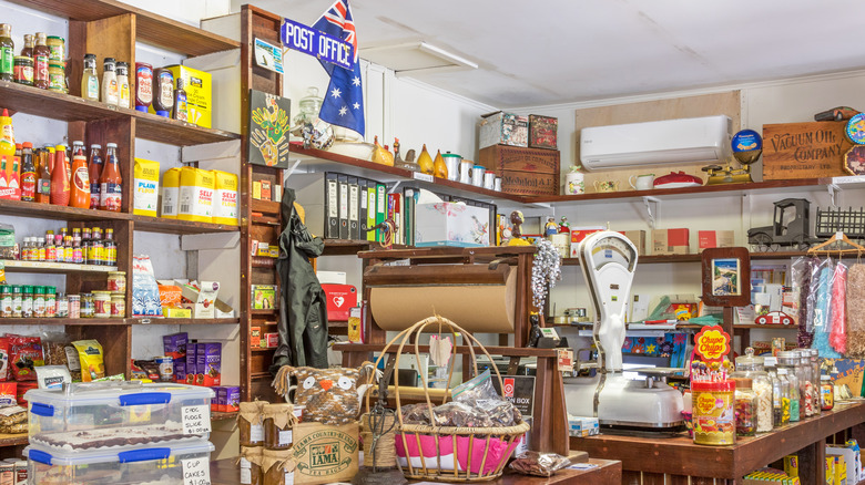 Interior of a general store