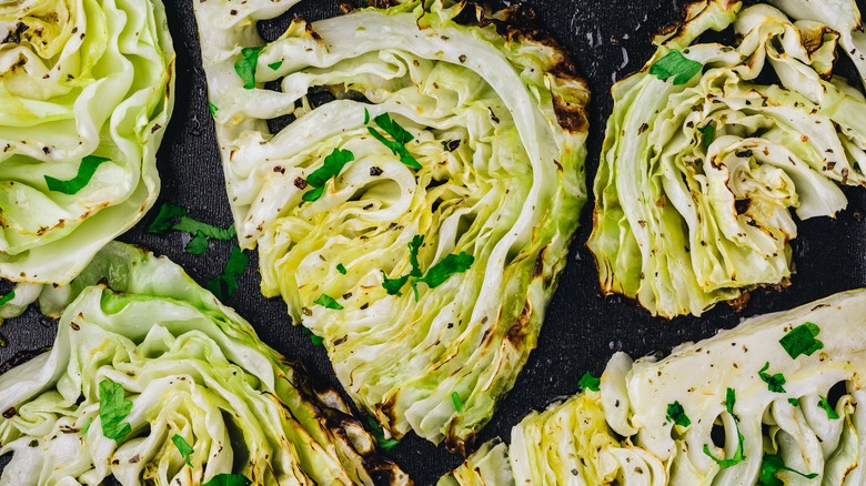 grilled cabbage wedges