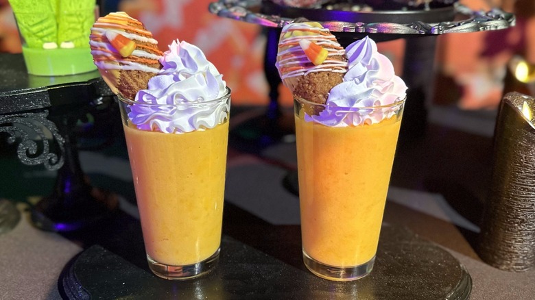 Candy Corn Milkshakes