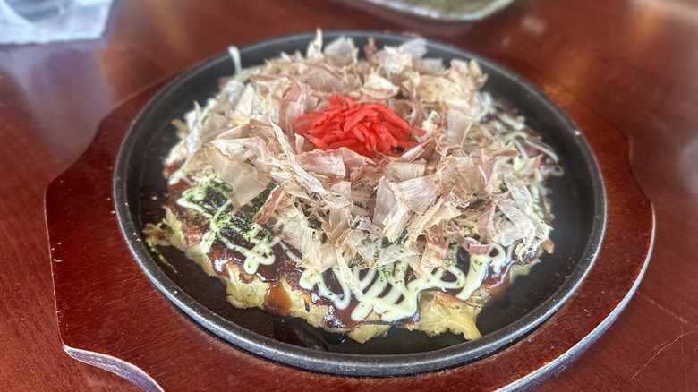 Okonomiyaki potato pancake