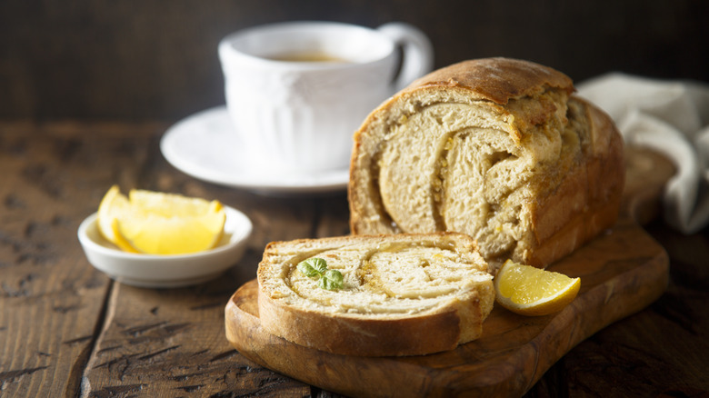 homemade bread lemon cinnamon