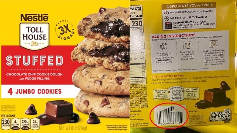 Nestlé recalled cookie dough packaging