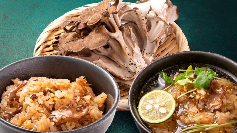 dishes with maitake mushrooms