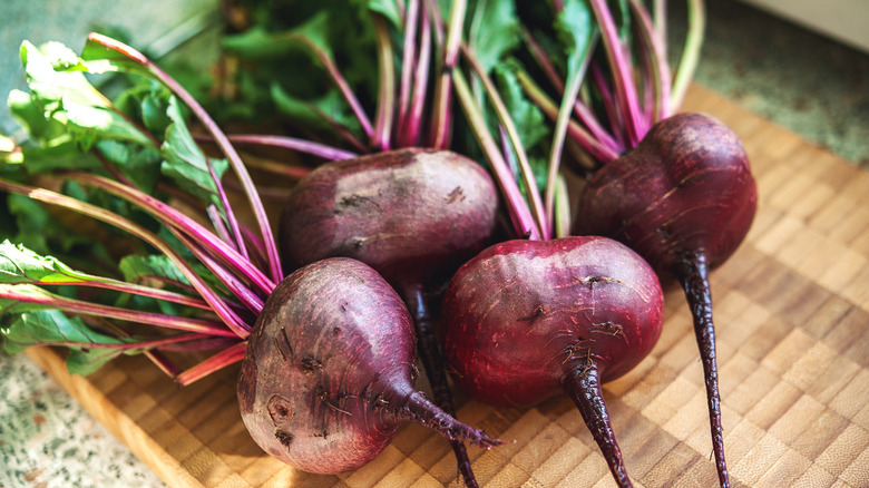 Beets with greens