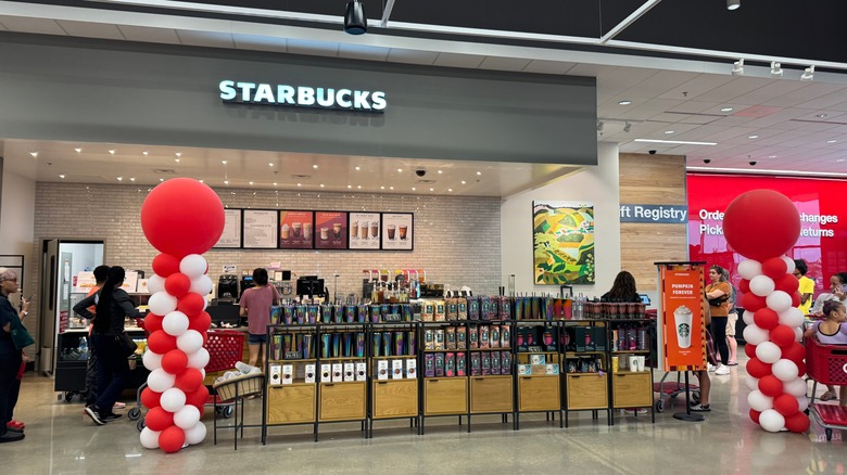 Starbucks inside Target store