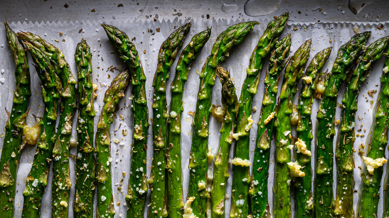 Roasted asparagus