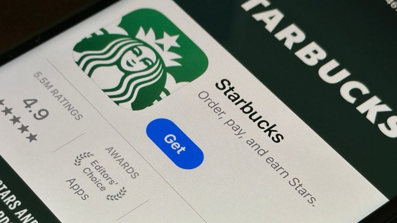 Starbucks rewards app