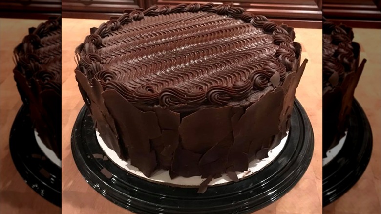 A Costco All-American Chocolate Cake