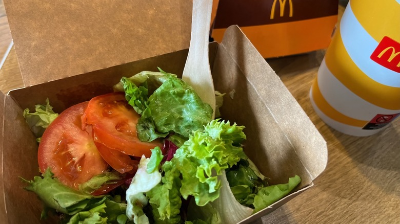 A McDonald's Side Salad Meal