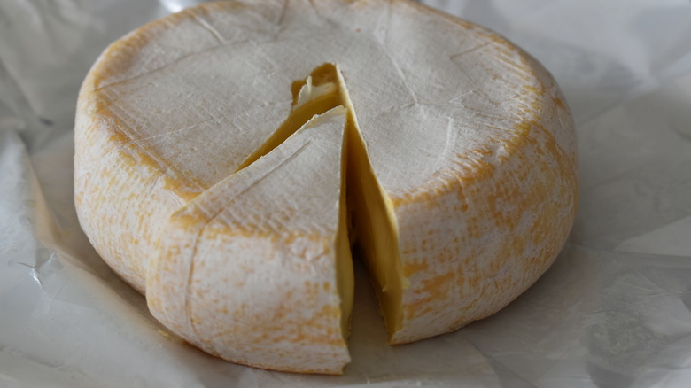 Wheel of raw milk cheese