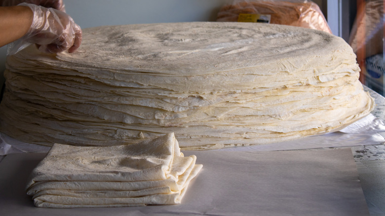 Phyllo dough