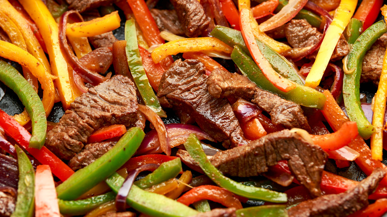 Beef fajitas 