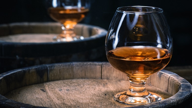 cognac brandy in snifter