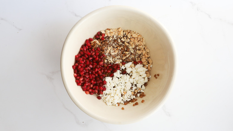 Starting the wheat berry salad