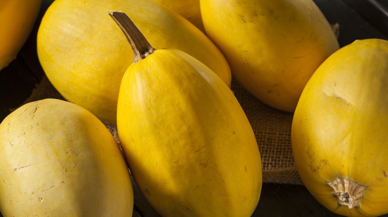 Ripe spaghetti squash