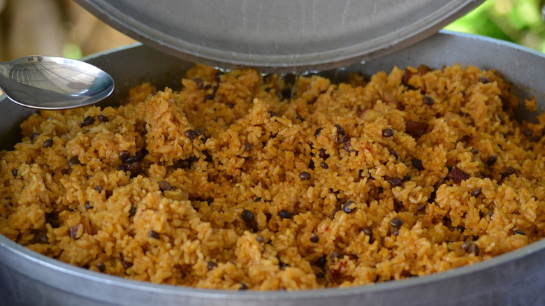 prepared arroz con gandules