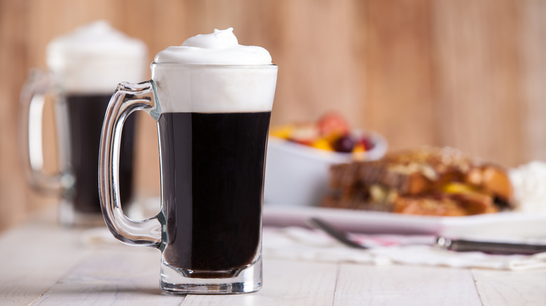 prepared irish coffee