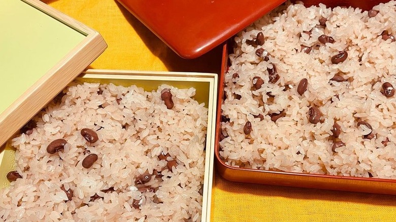 Red bean rice sekihan