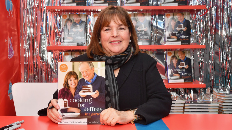 Ina Garten at a book signing 