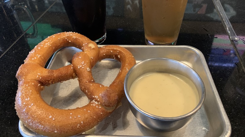 Franklin Tennessee Flash Fried soft pretzel