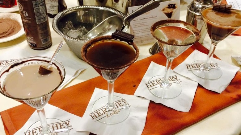 Hersheypark chocolate martinis