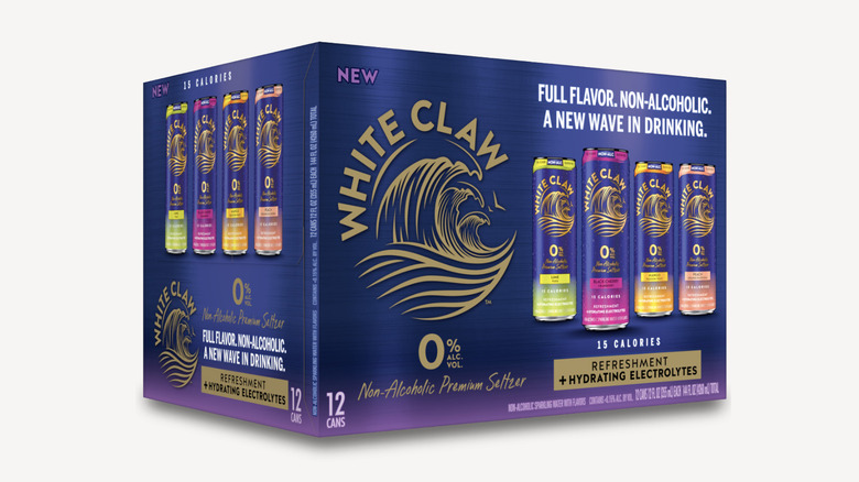 White Claw Non-Alcoholic seltzer box