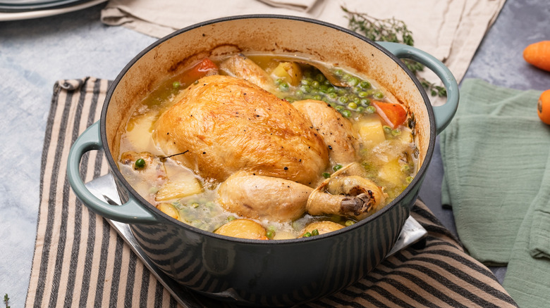 white wine chicken pot roast