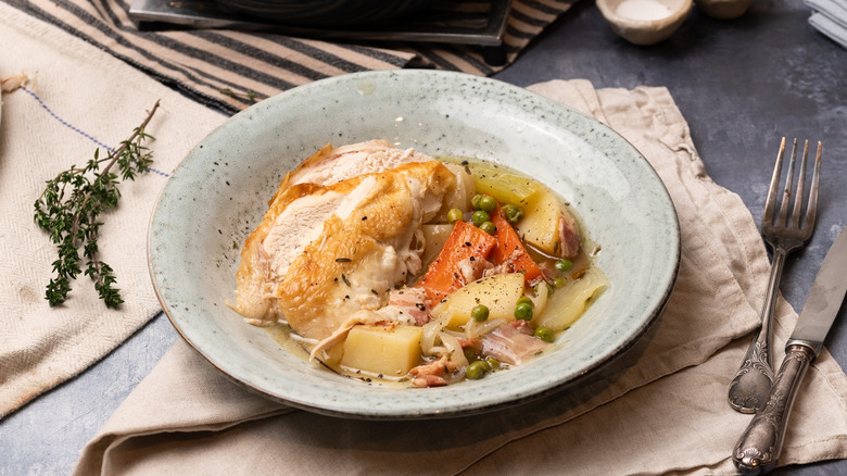 white wine chicken pot roast