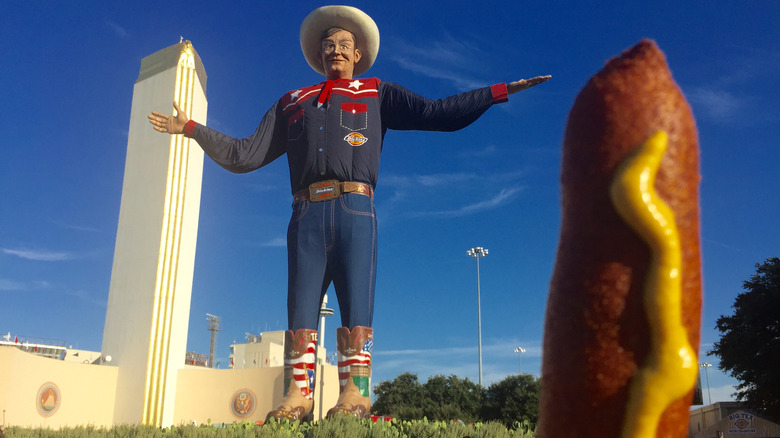 Texas state fair corn dog