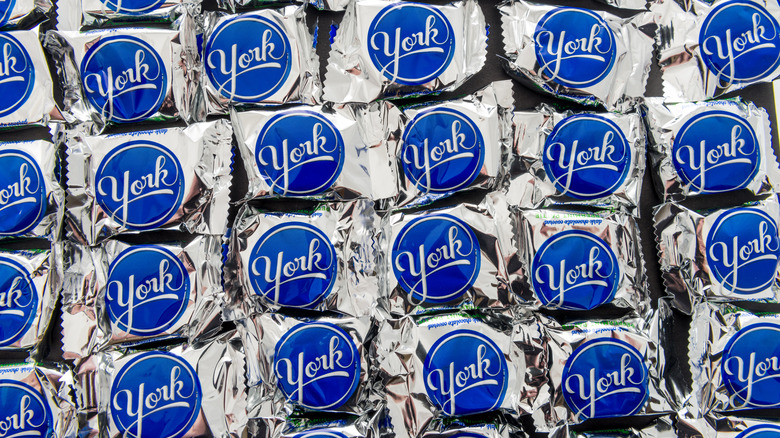 Close-up of York Peppermint Patties
