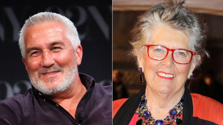 Left: Paul Hollywood, Right: Prue Leith