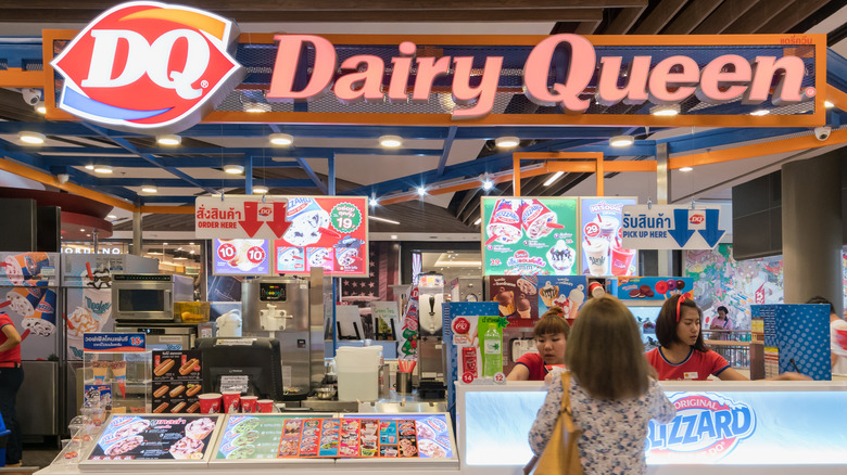 young people working at Dairy Queen